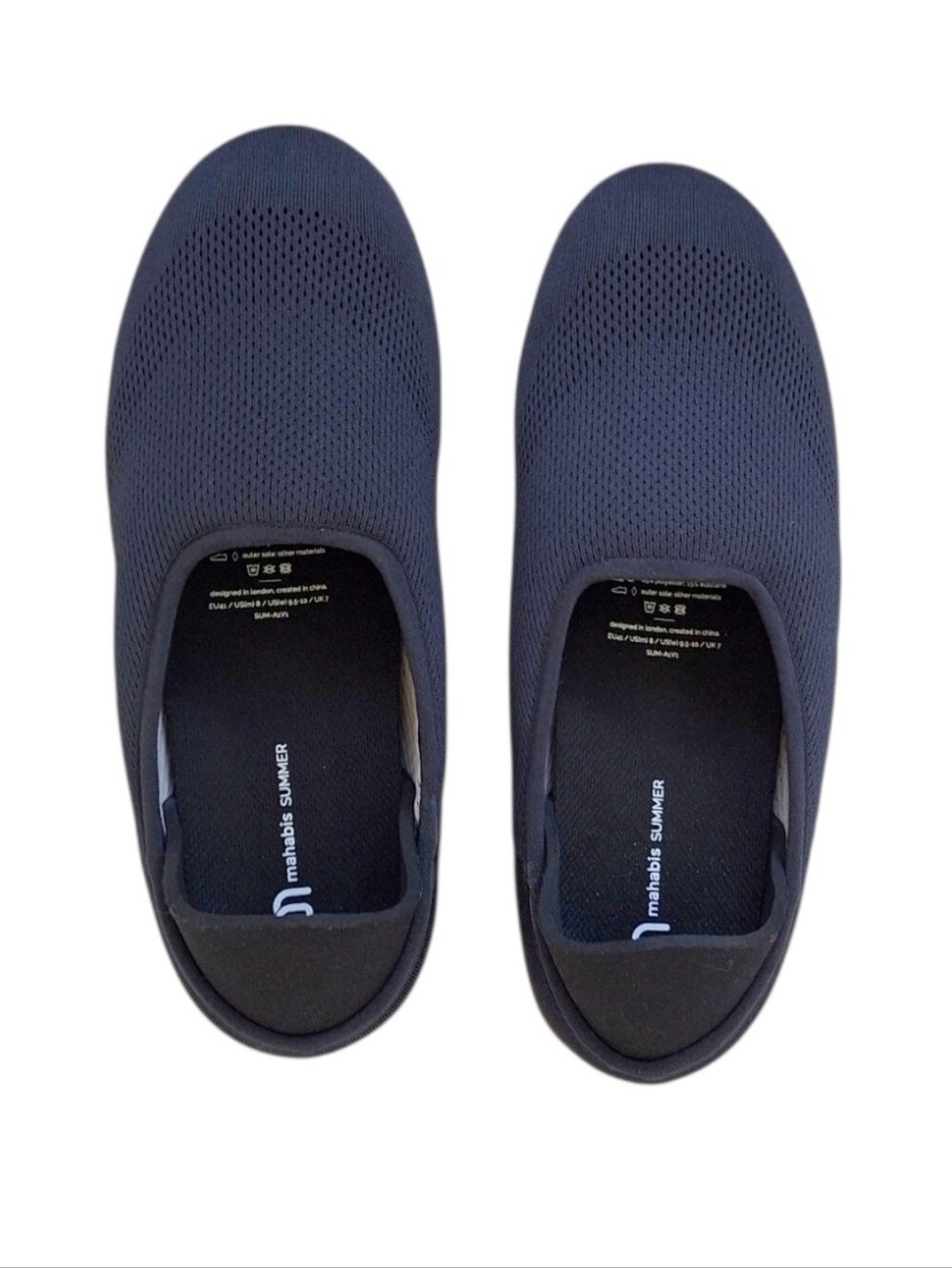 Mahabis Summer Navy Unisex Slip-On Mesh Shoes Women’s 9.5-10 Men’s 8 EU 41